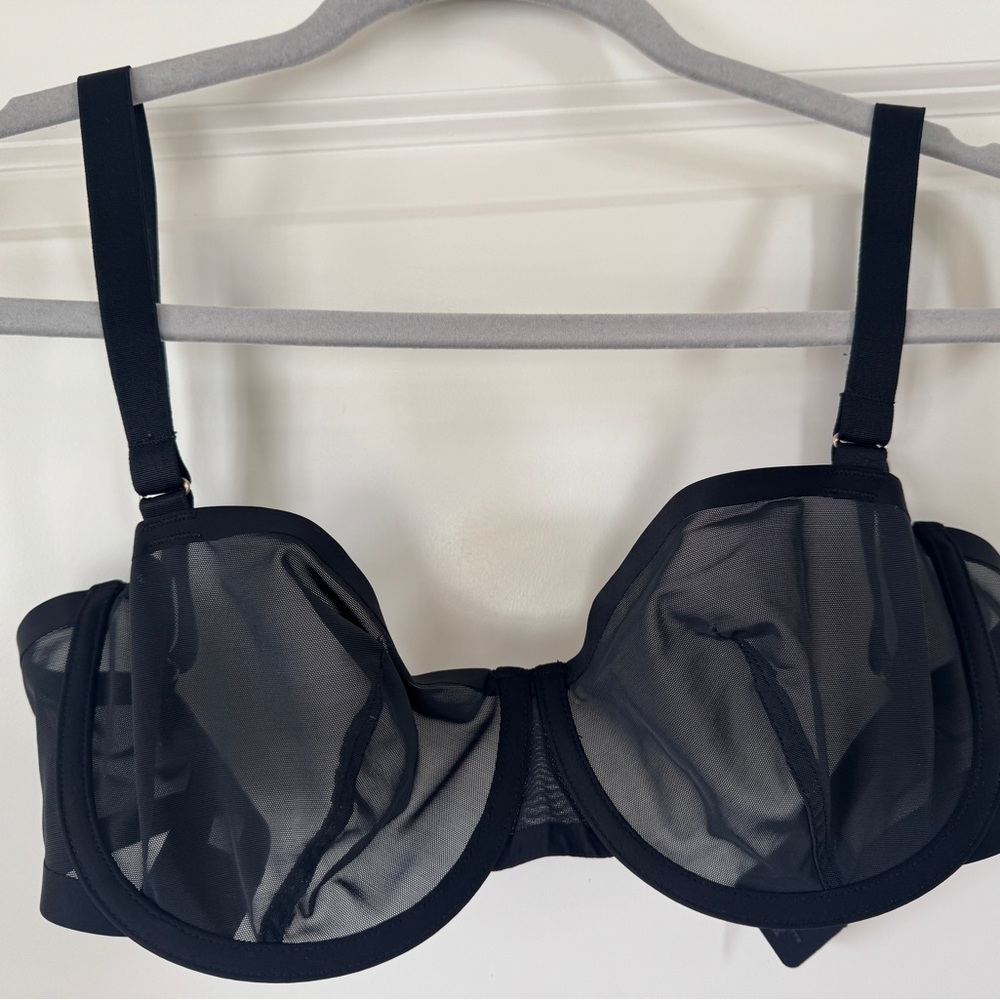 Black CUUP balconette bra
